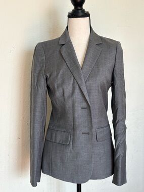 J. Crew Gray Tailored Women's Blazer Jacket